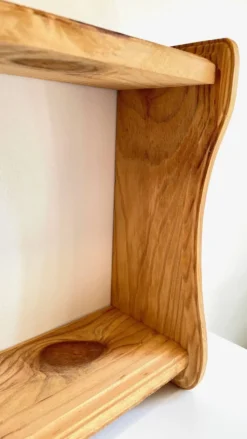 Etagere vintage bois brut