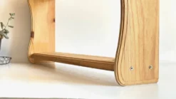 Etagere vintage bois brut