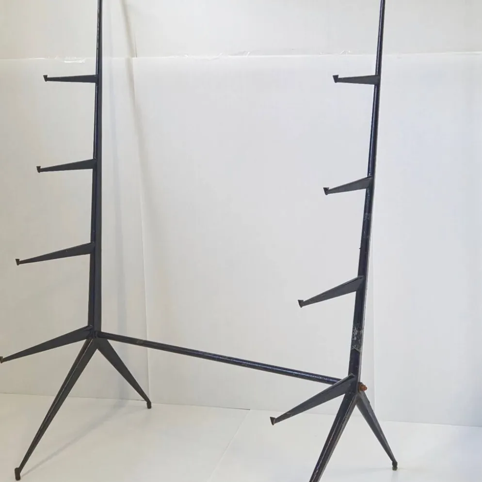 Etagere vintage 1950 pieds compas jean prouve maurice novarina buvette evia