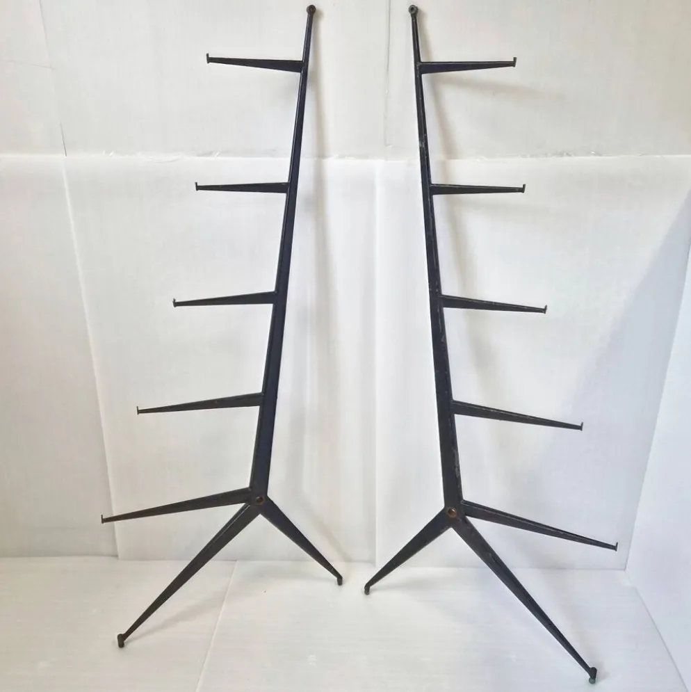 Etagere vintage 1950 pieds compas jean prouve maurice novarina buvette evia