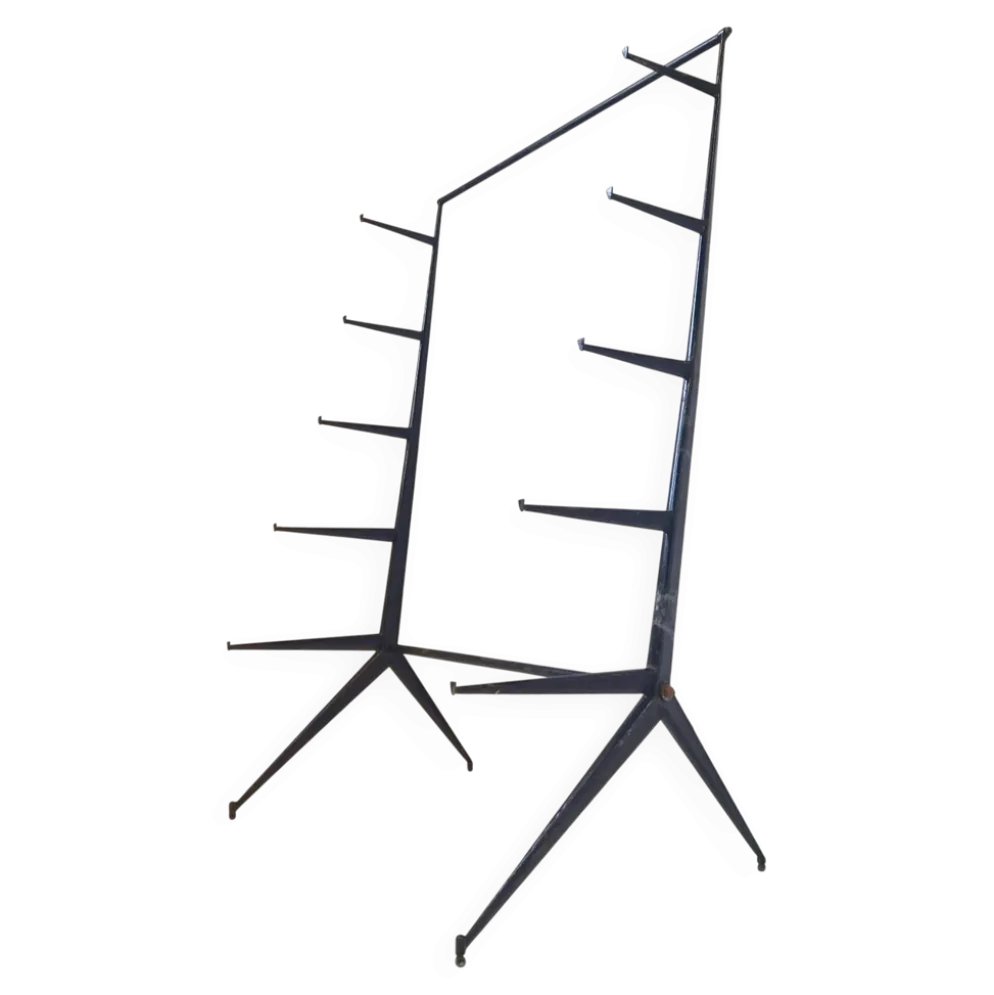 Etagere vintage 1950 pieds compas jean prouve maurice novarina buvette evia