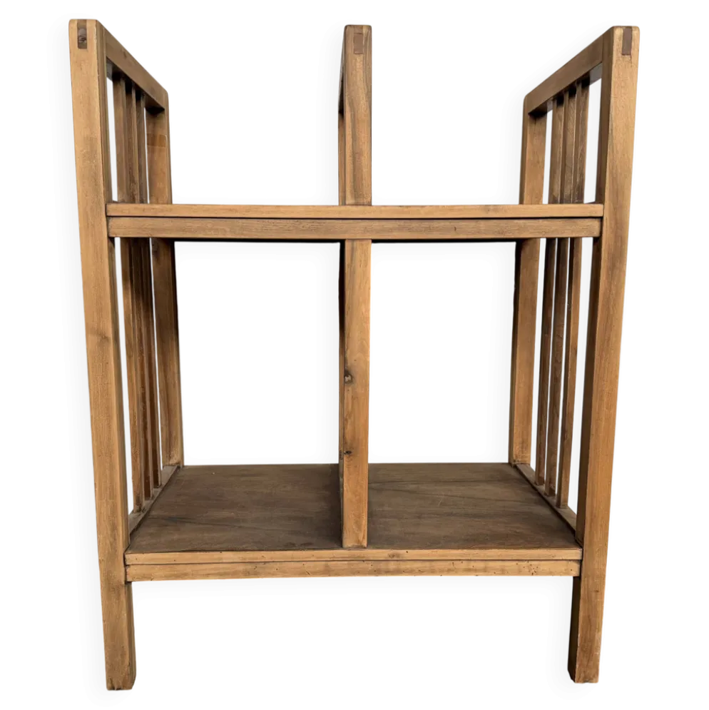 Etagère administrative bois brut 1930