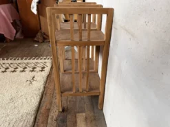 Etagère administrative bois brut 1930