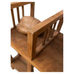 Etagère administrative bois brut 1930