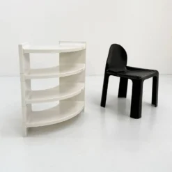 Etagère arquée / de coin par Olaf Von Bohr pour Flair, 1970