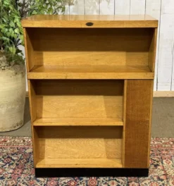 Etagère bibliothèque d'école en chêne double face