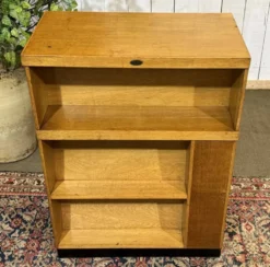 Etagère bibliothèque d'école en chêne double face