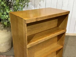 Etagère bibliothèque d'école en chêne double face