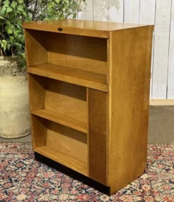 Etagère bibliothèque d'école en chêne double face