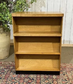Etagère bibliothèque d'école en chêne double face