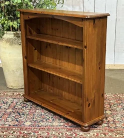 Etagère bibliothèque en sapin des années 1980