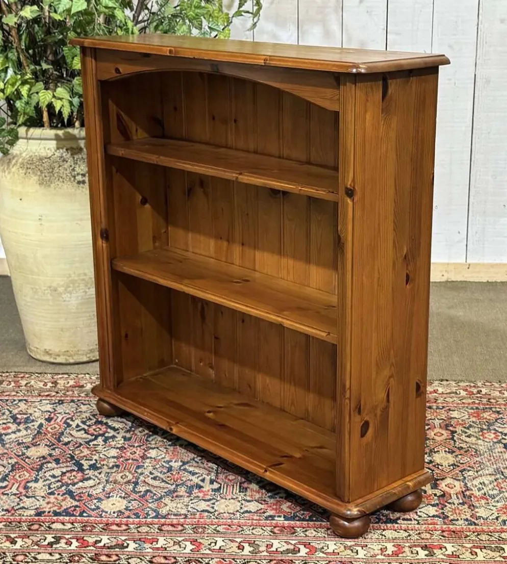 Etagère bibliothèque en sapin des années 1980