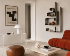 Etagère bibliothèque Zig Zag de Joelle Ferlande et François Monnet en acier