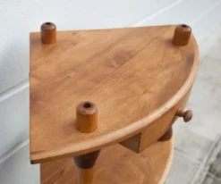 Etagère d'angle en bois