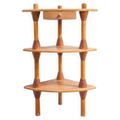 Etagère d'angle en bois