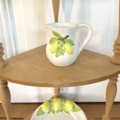 Etagère d'angle en bois brut