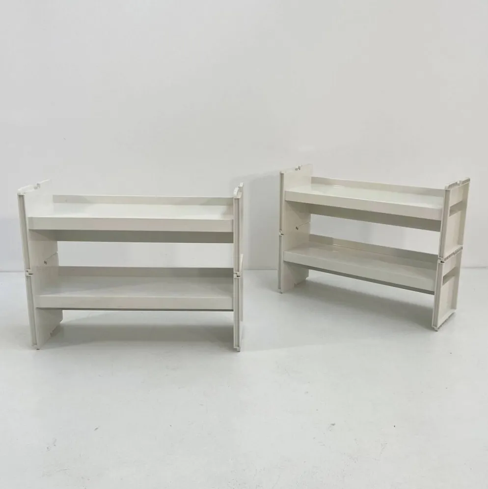 Etagère modulable Jeep blanche par De Pas, D'Urbino & Lomazzi pour BBB 1970