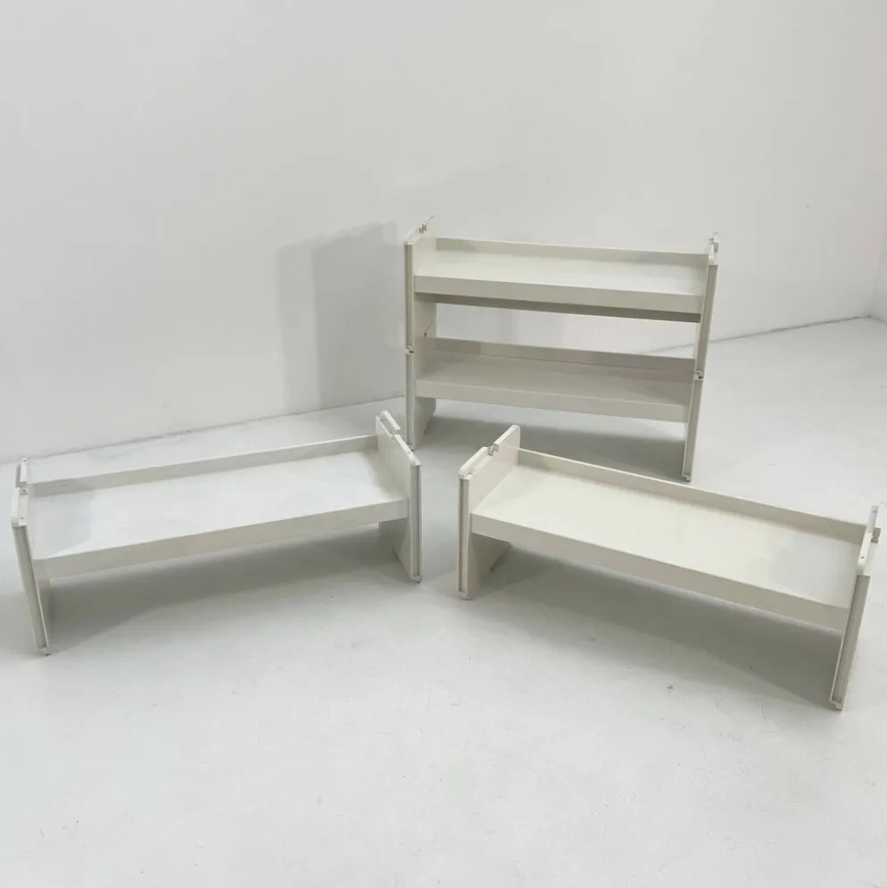 Etagère modulable Jeep blanche par De Pas, D'Urbino & Lomazzi pour BBB 1970