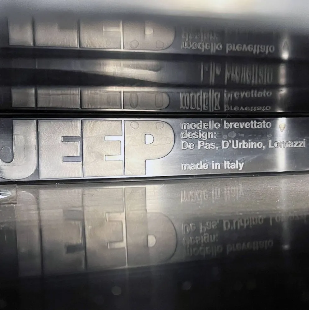Etagère modulable Jeep noire par De Pas, D'Urbino & Lomazzi pour BBB, 1970