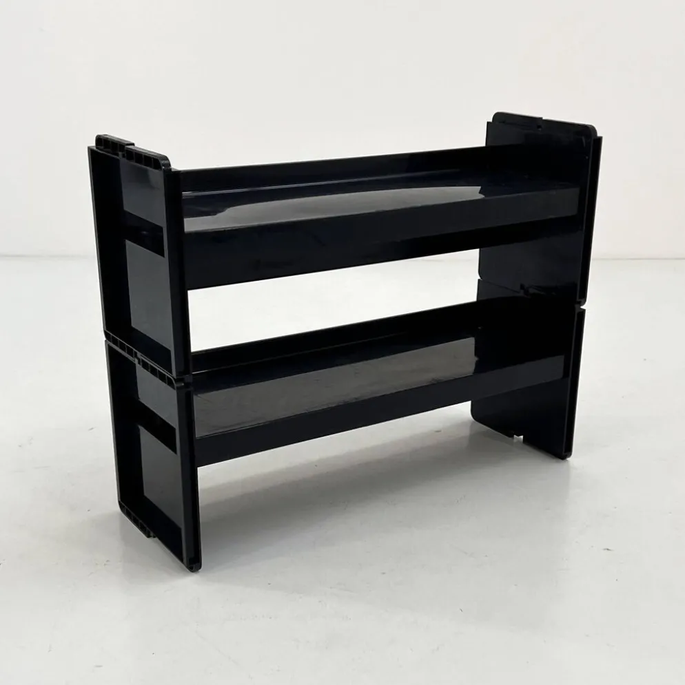 Etagère modulable Jeep noire par De Pas, D'Urbino & Lomazzi pour BBB, 1970
