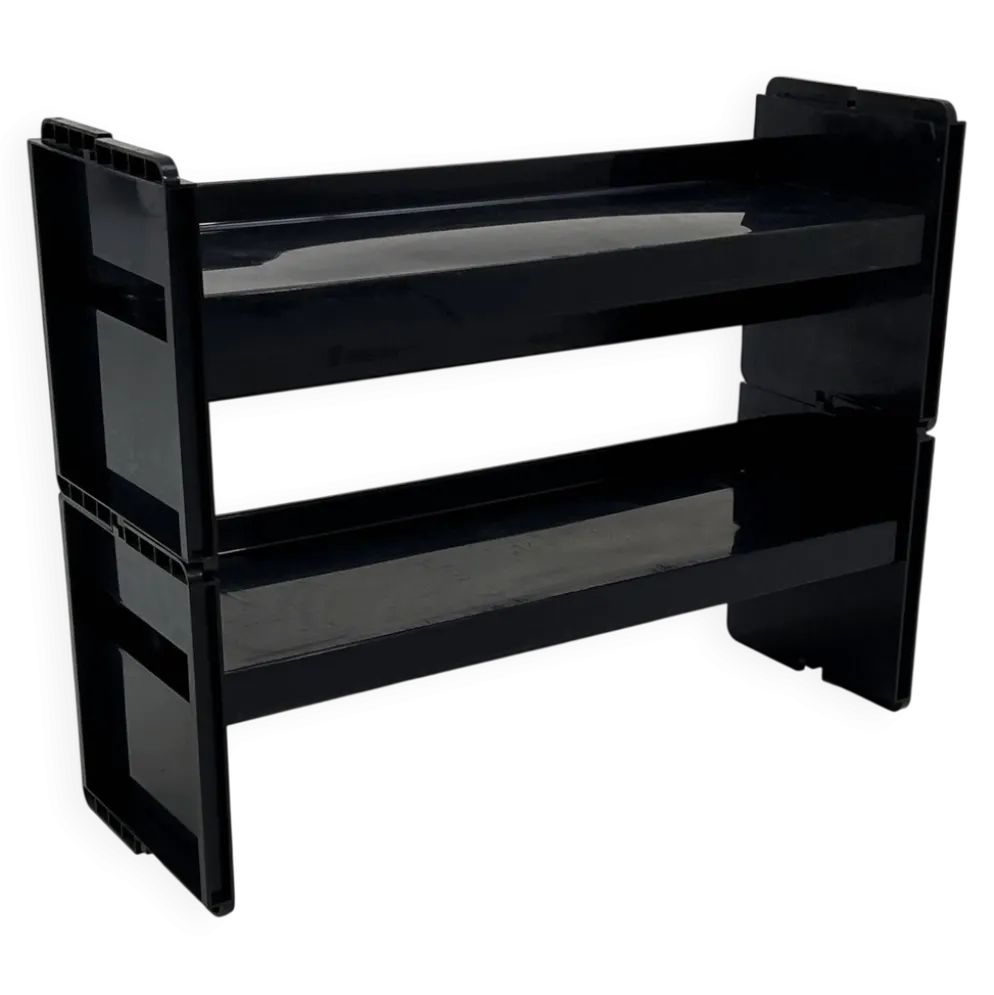 Etagère modulable Jeep noire par De Pas, D'Urbino & Lomazzi pour BBB, 1970