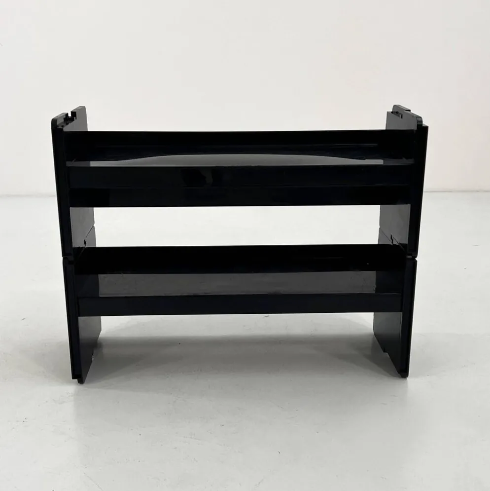 Etagère modulable Jeep noire par De Pas, D'Urbino & Lomazzi pour BBB, 1970