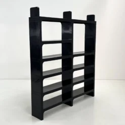 Etagère modulable noire par Olaf Von Bohr pour Kartell, 1970