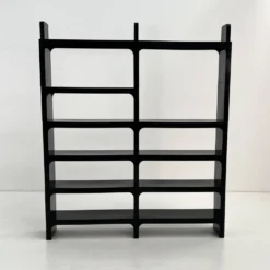 Etagère modulable noire par Olaf Von Bohr pour Kartell, 1970