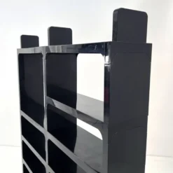 Etagère modulable noire par Olaf Von Bohr pour Kartell, 1970