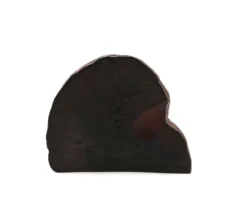 Etagère murale champignon naturel en bois foncé, années 70