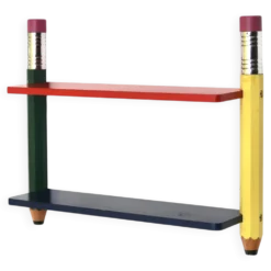 Etagère murale de Pierre Sala, années 80 Memphis Design couleurs primaires