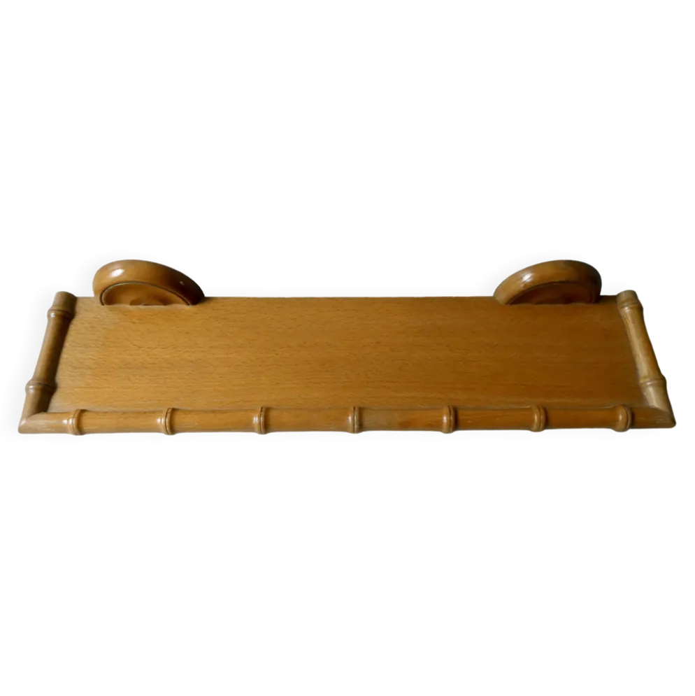 Etagère murale en bois, imitant le bambou