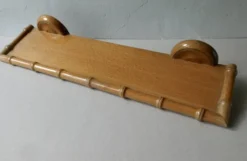 Etagère murale en bois, imitant le bambou