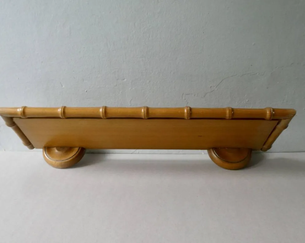 Etagère murale en bois, imitant le bambou