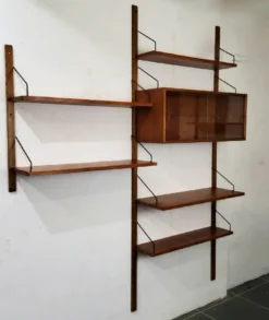 Etagère murale modulable par Poul Cadovius, 1960