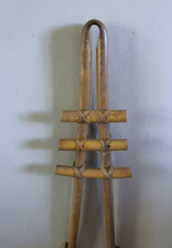 Etagère murale osier rotin vintage