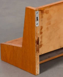 Etagère murale vintage, travail tchèque, 1960