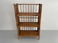 Etagère pliante en bambou, 1960, Italie