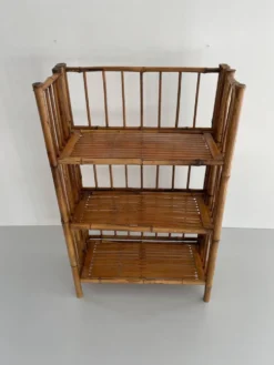 Etagère pliante en bambou, 1960, Italie