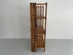 Etagère pliante en bambou, 1960, Italie