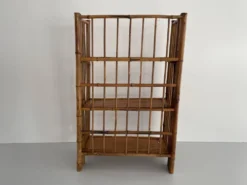 Etagère pliante en bambou, 1960, Italie