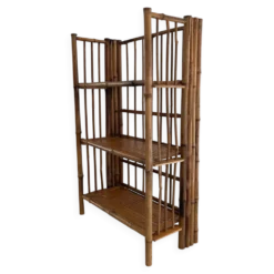 Etagère pliante en bambou, 1960, Italie