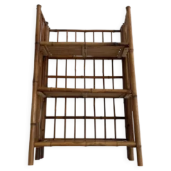 Etagère pliante en bambou, 1960, Italie