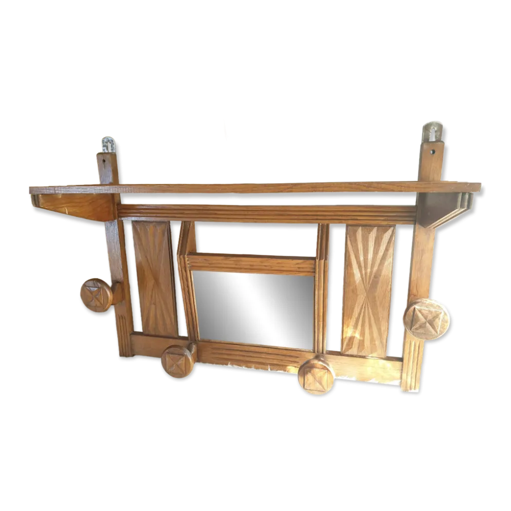 Etagère porte manteau Mural Vintage