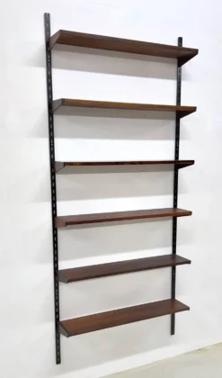 Etagères en palissandre par Kai Kristiansen pour Feldballes, années 1960.