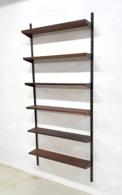 Etagères en palissandre par Kai Kristiansen pour Feldballes, années 1960.