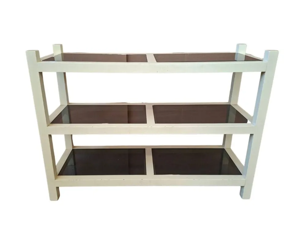 Etagère sur pieds, bibliothèque postmoderne, années 90