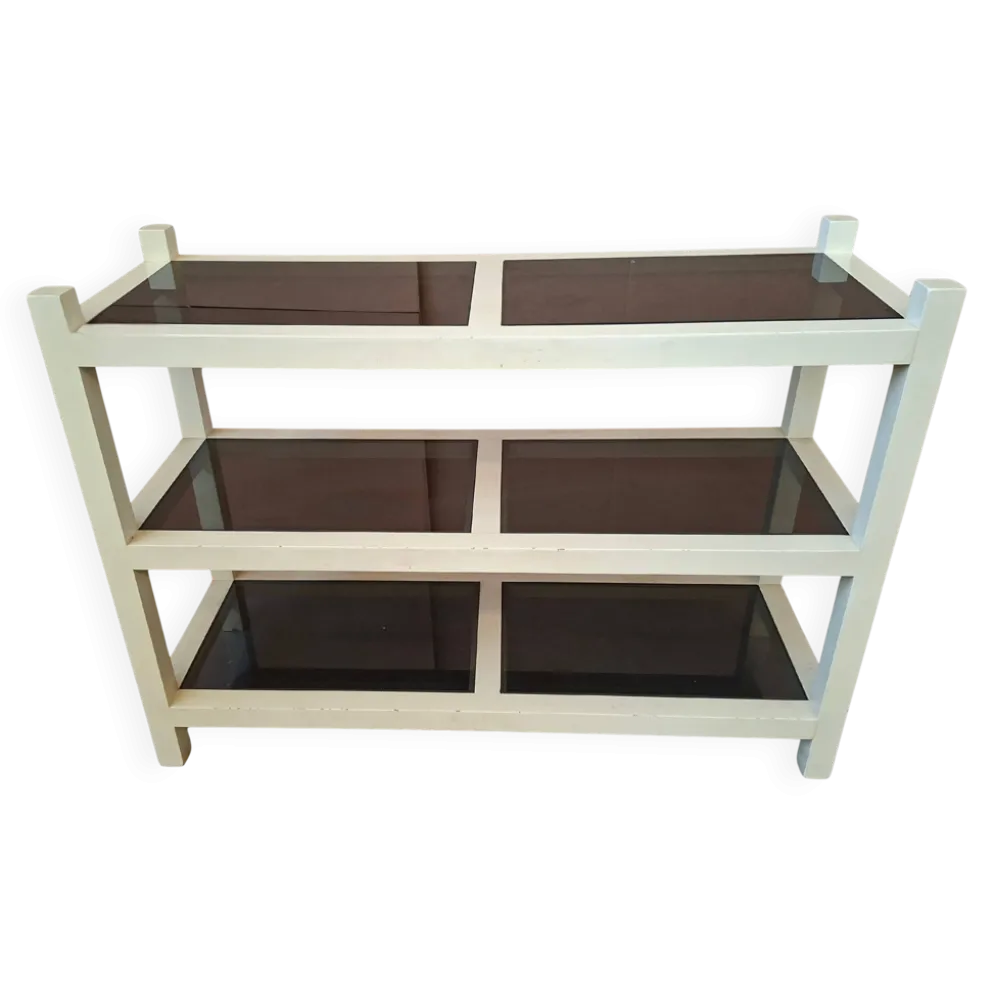 Etagère sur pieds, bibliothèque postmoderne, années 90