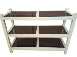 Etagère sur pieds, bibliothèque postmoderne, années 90