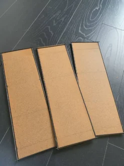 Etagère vintage 1960 String murale bois doré - 60 x 50 cm